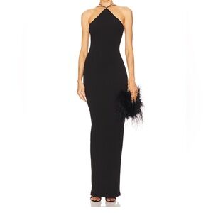 Elegant Black Evening Gown